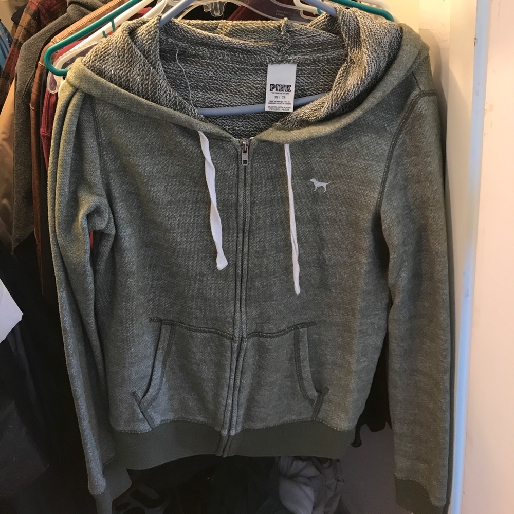 Victoria secret pink zip up hoodie